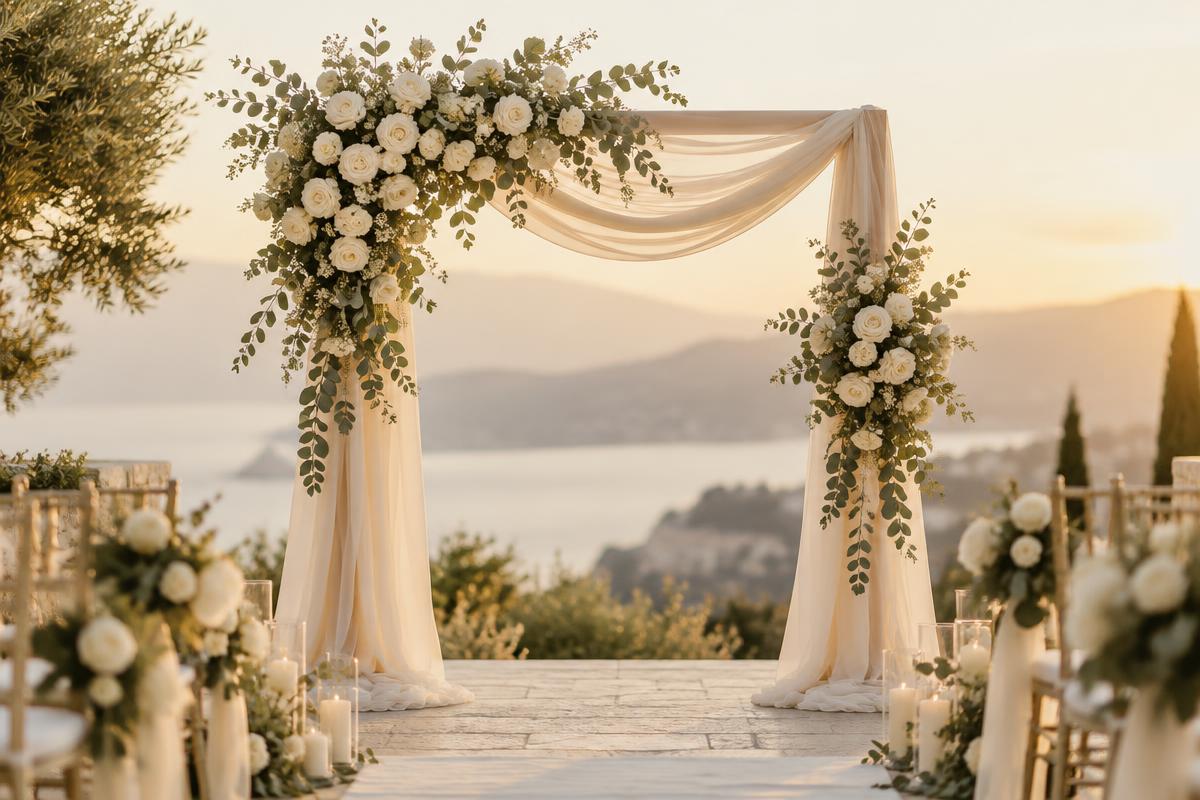 Ceremony arch & aisle