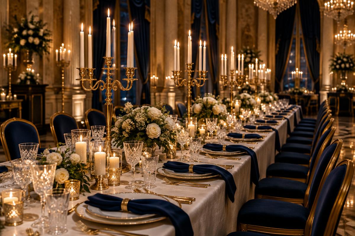 Long-table gala dinner